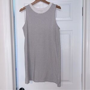 3/$10 A New Day White and Black Pinstriped Sleeveless Dress